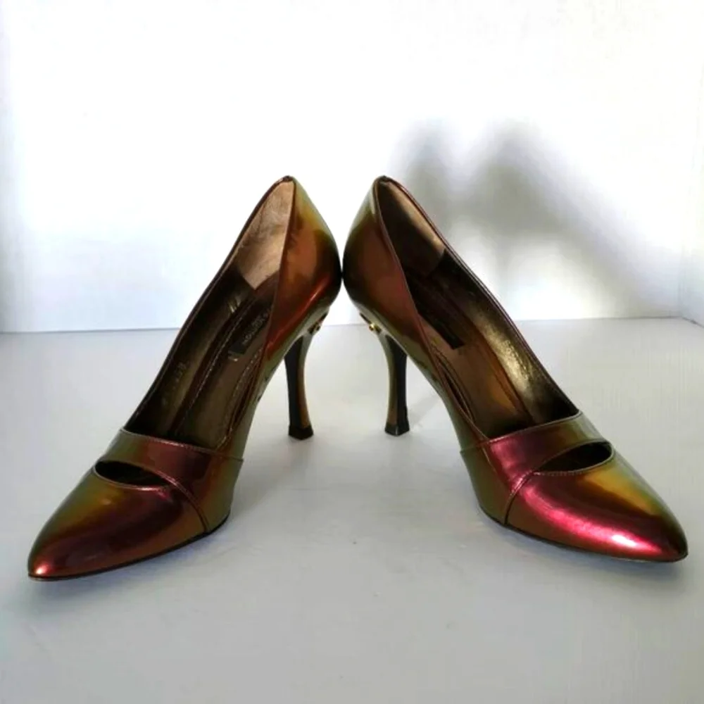 Louis Vuitton Prismatic Limited Edition Patent Leather Heels Size 36/6